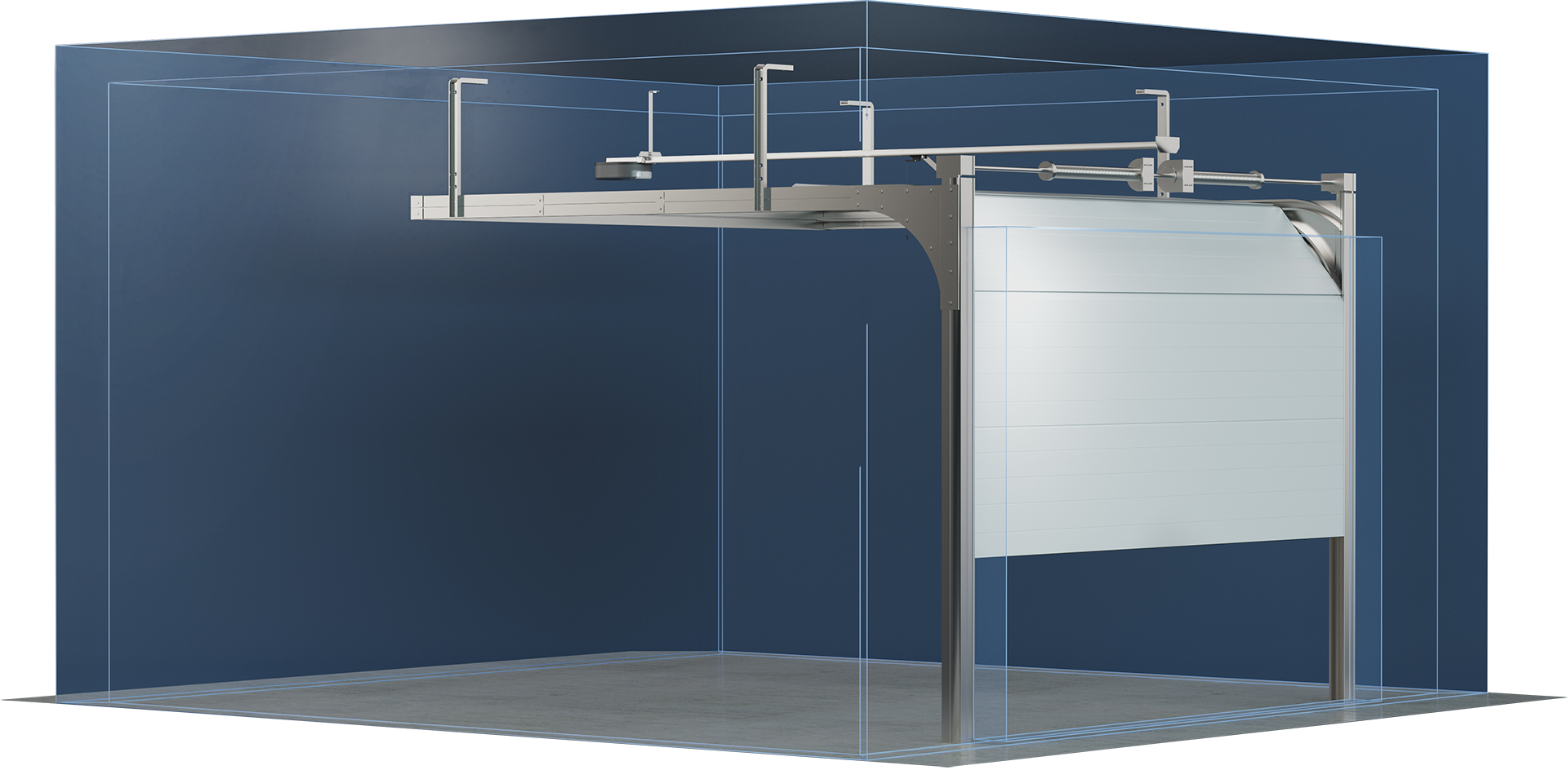 Rolling Steel Door Render