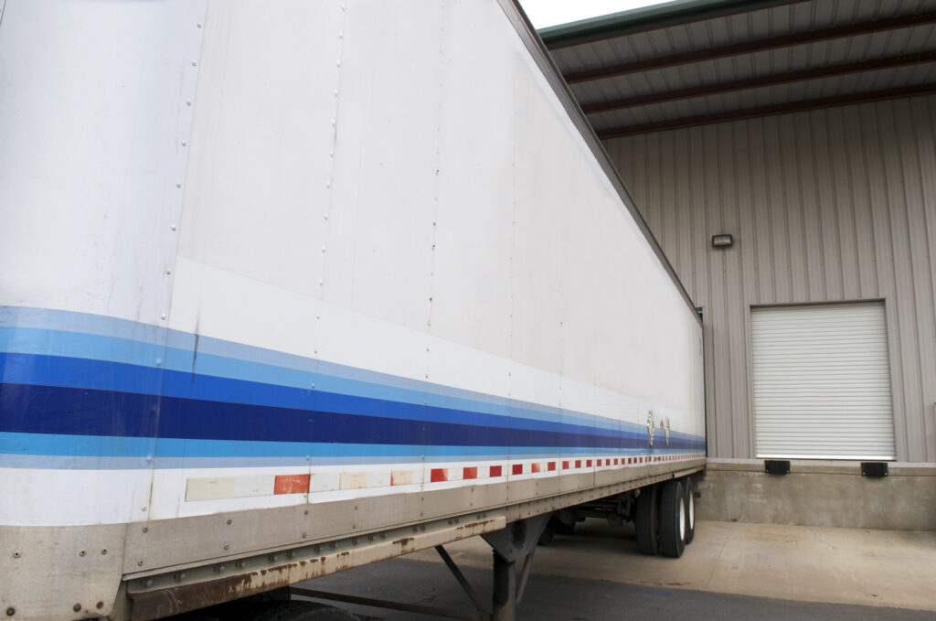 Loading Dock With Trailer
